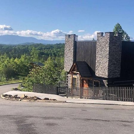 The Log Castle~Stunning Mountain Views~Hot Tub Sevierville Exterior foto